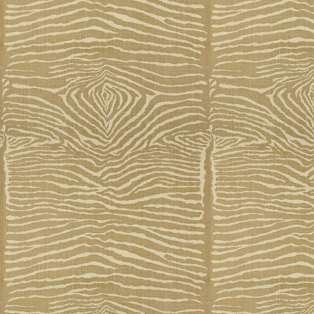 Le Zebre Linen Print - Beige - BRUNSCHWIG & FILS Fabric