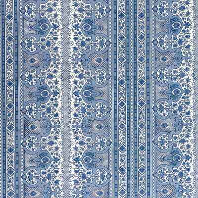 Br797432220 Digby S Tent Linen Cotton Print Moroccan Blue Brunschwig Fils Fabric