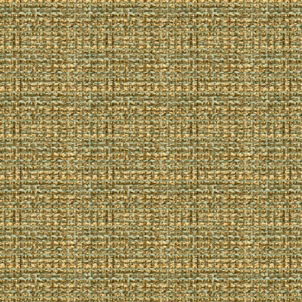 Boucle Texture - Brown/Aqua - BRUNSCHWIG & FILS Fabric
