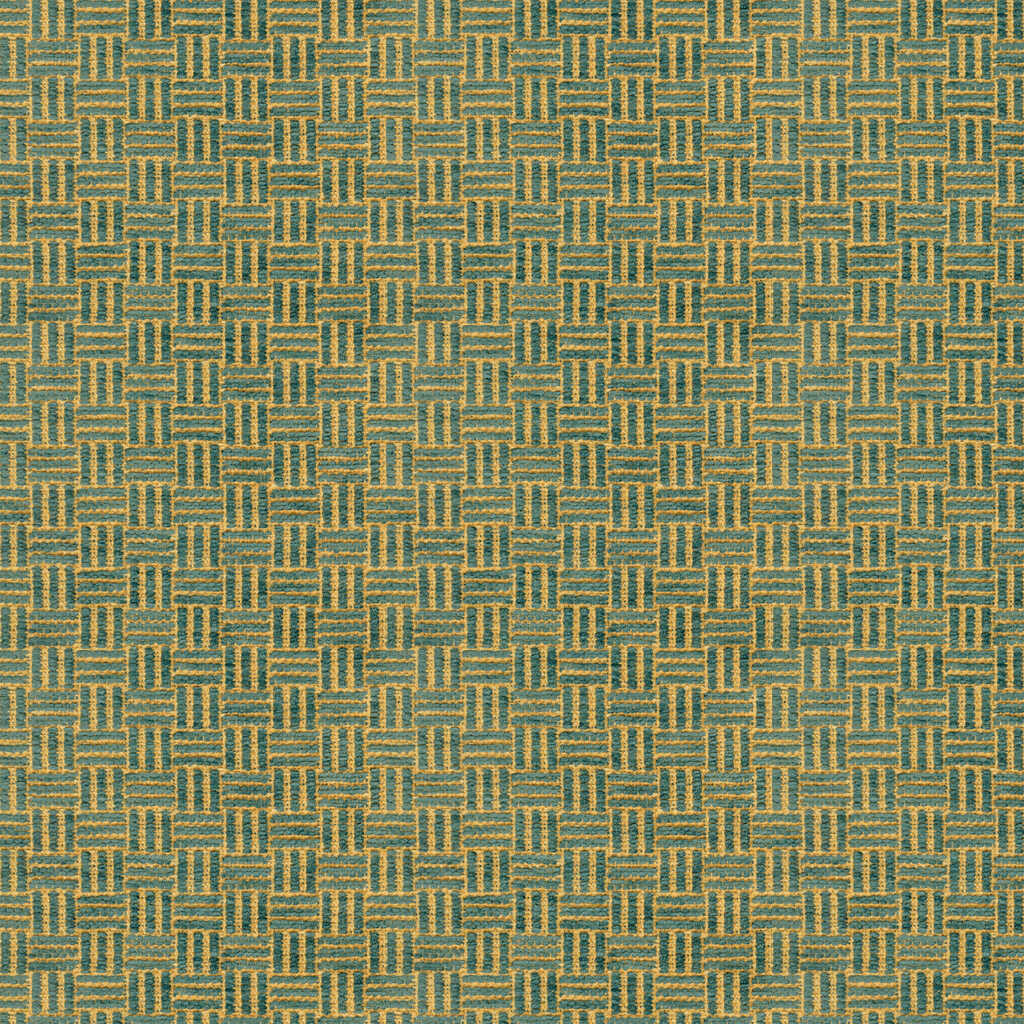 Reed Texture - Aquamarine - BRUNSCHWIG & FILS Fabric