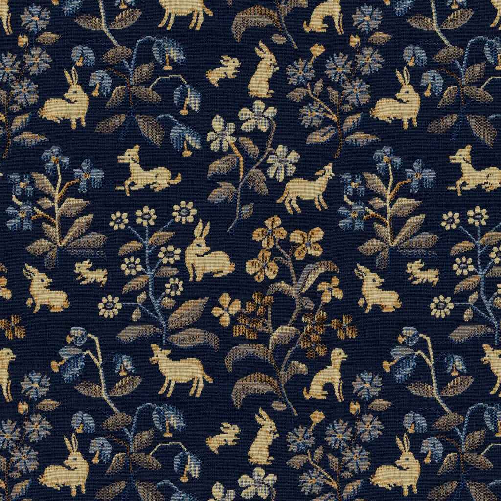 Br80419020 Perceval Woven Tapestry Blue Brunschwig Fils Fabric
