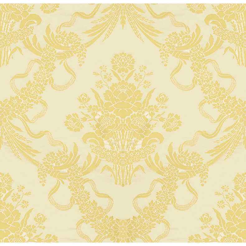 Br81036a0 Charlieu Lampas Ivoire Brunschwig Fils Fabric - BRUNSCHWIG & FILS Fabric