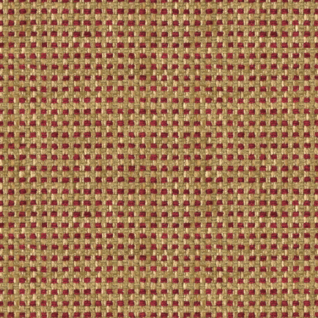 Sharpei Chenille Geometric - Garnet - BRUNSCHWIG & FILS Fabric