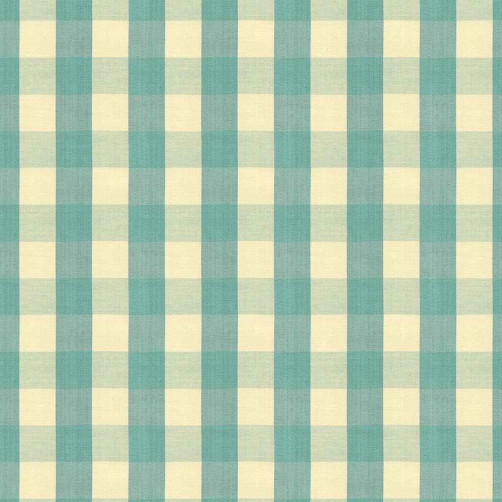 Br891495130 Carsten Check Aqua Brunschwig Fils Fabric