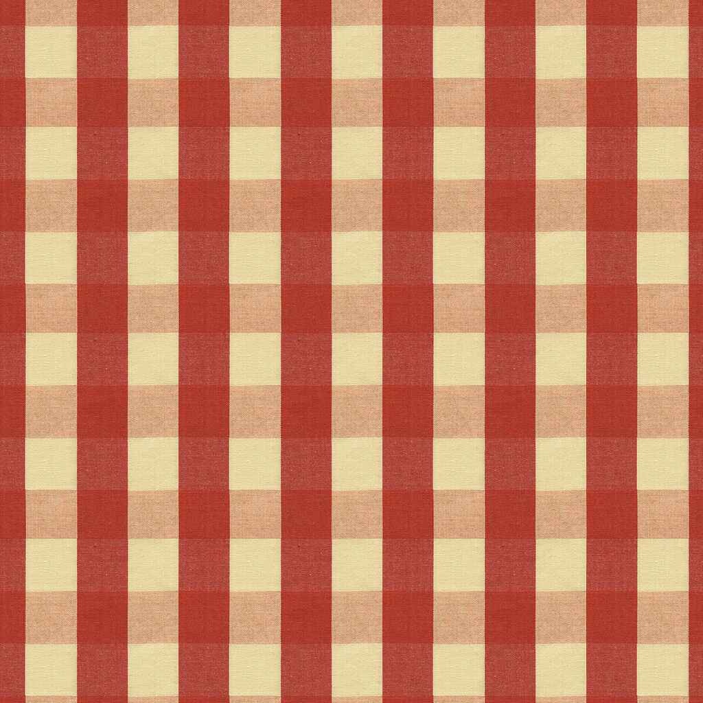 Br8914990 Carsten Check Pomegranate Brunschwig Fils Fabric