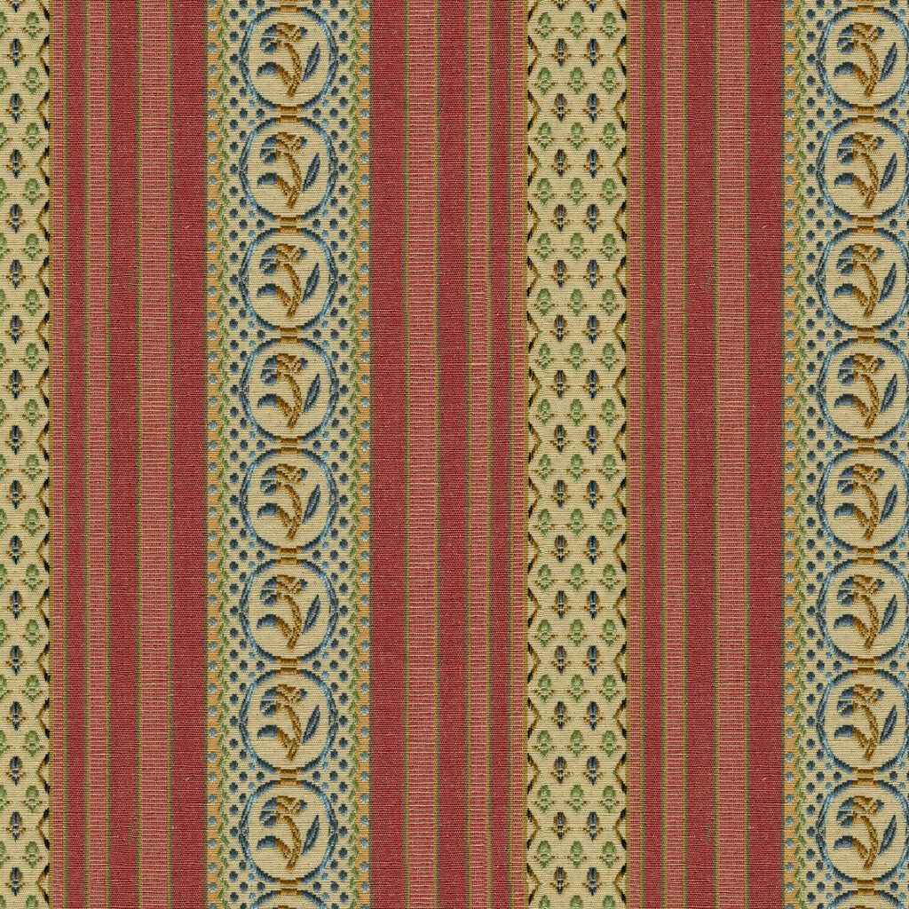 Br893541290 Rayure Fleurette Begonia Brunschwig Fils Fabric