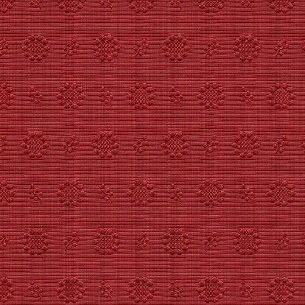 Chandler Figured Woven - Red Currant - BRUNSCHWIG & FILS Fabric