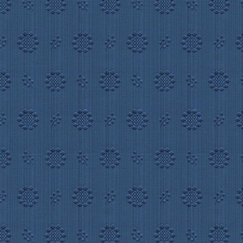 Chandler Figured Woven - Royal Blue - BRUNSCHWIG & FILS Fabric