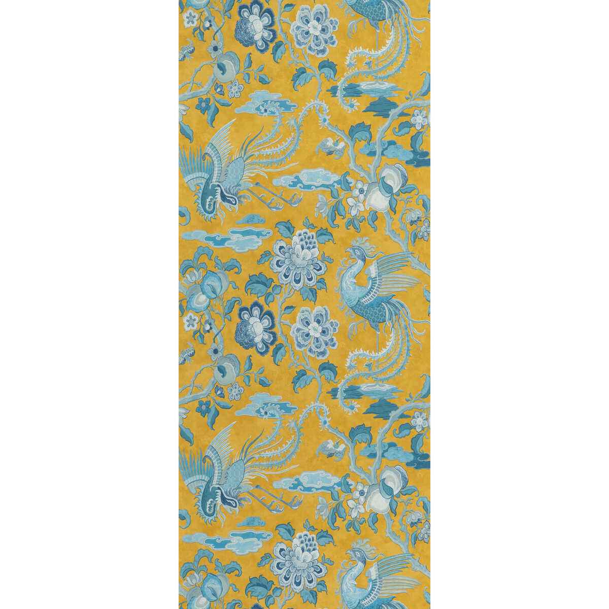 Bw4508740 Chifu Ochre Blue G P J Baker Wallpaper