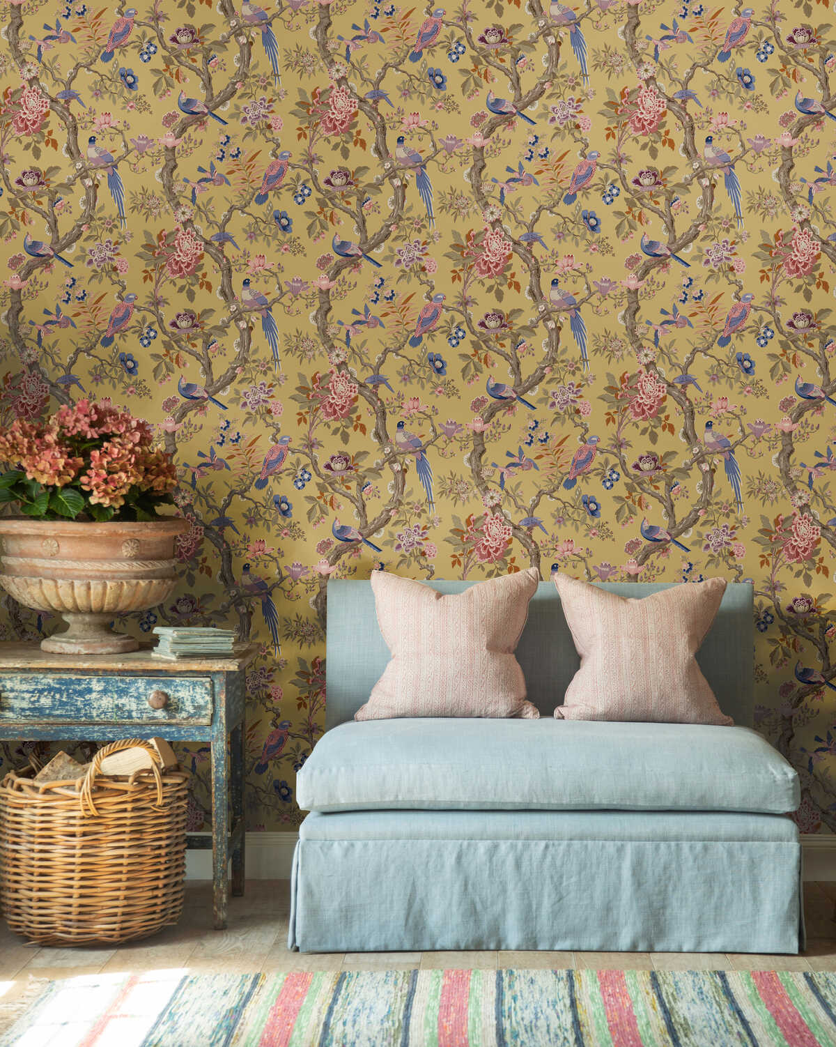 Eltham - Ochre - G P & J BAKER Wallpaper