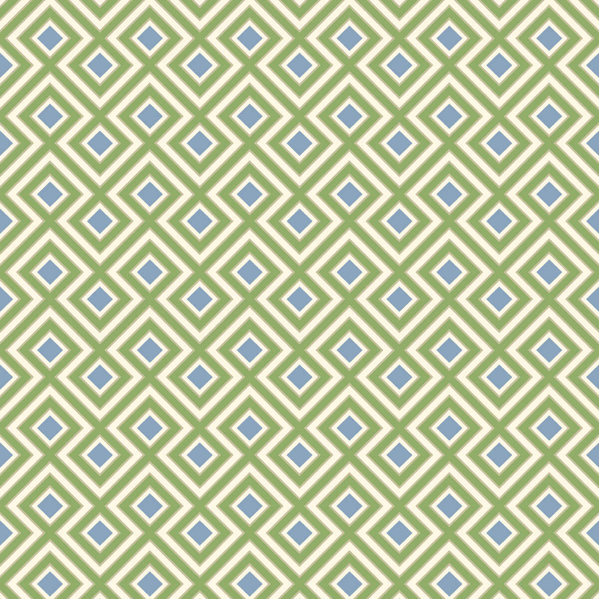 La Fiorentina Small - Emerald/Blue - G P & J BAKER Wallpaper
