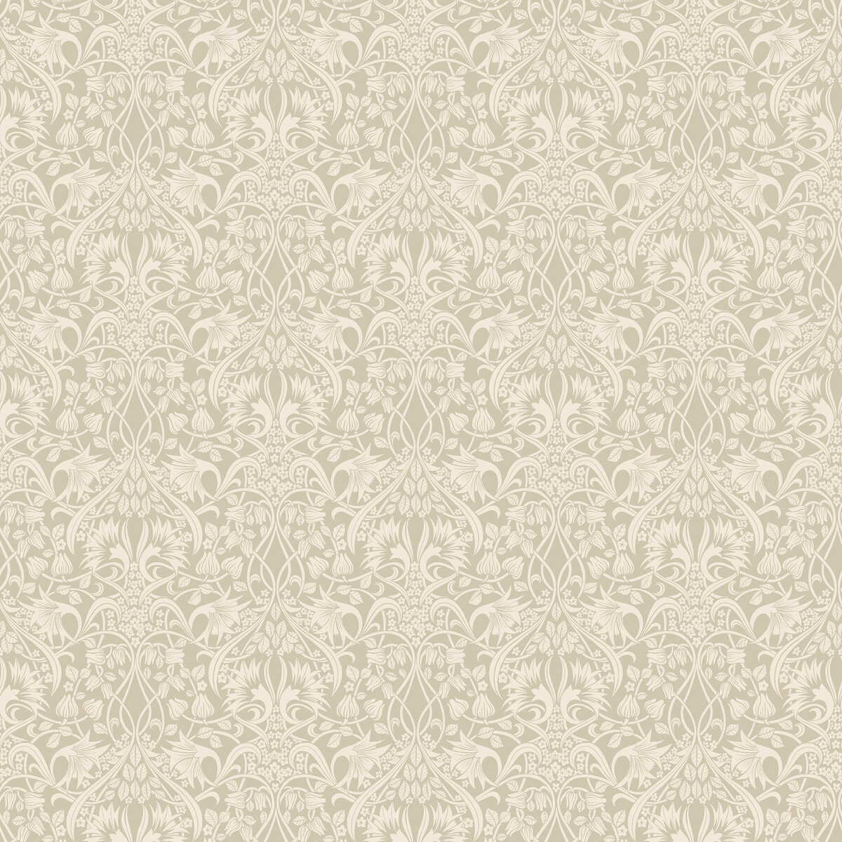 Fritillerie - Linen - G P & J BAKER Wallpaper