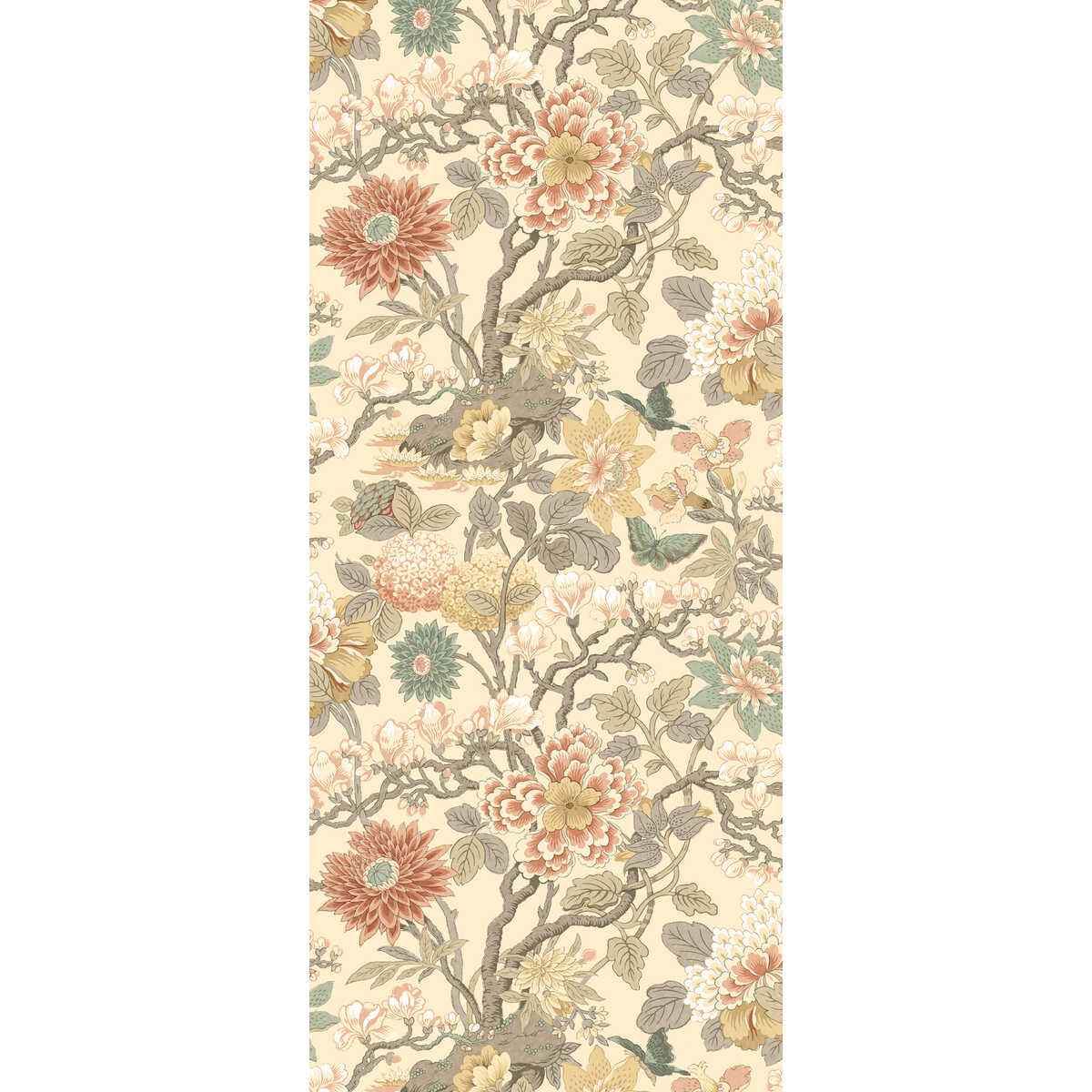 Little Magnolia - Powder - G P & J BAKER Wallpaper