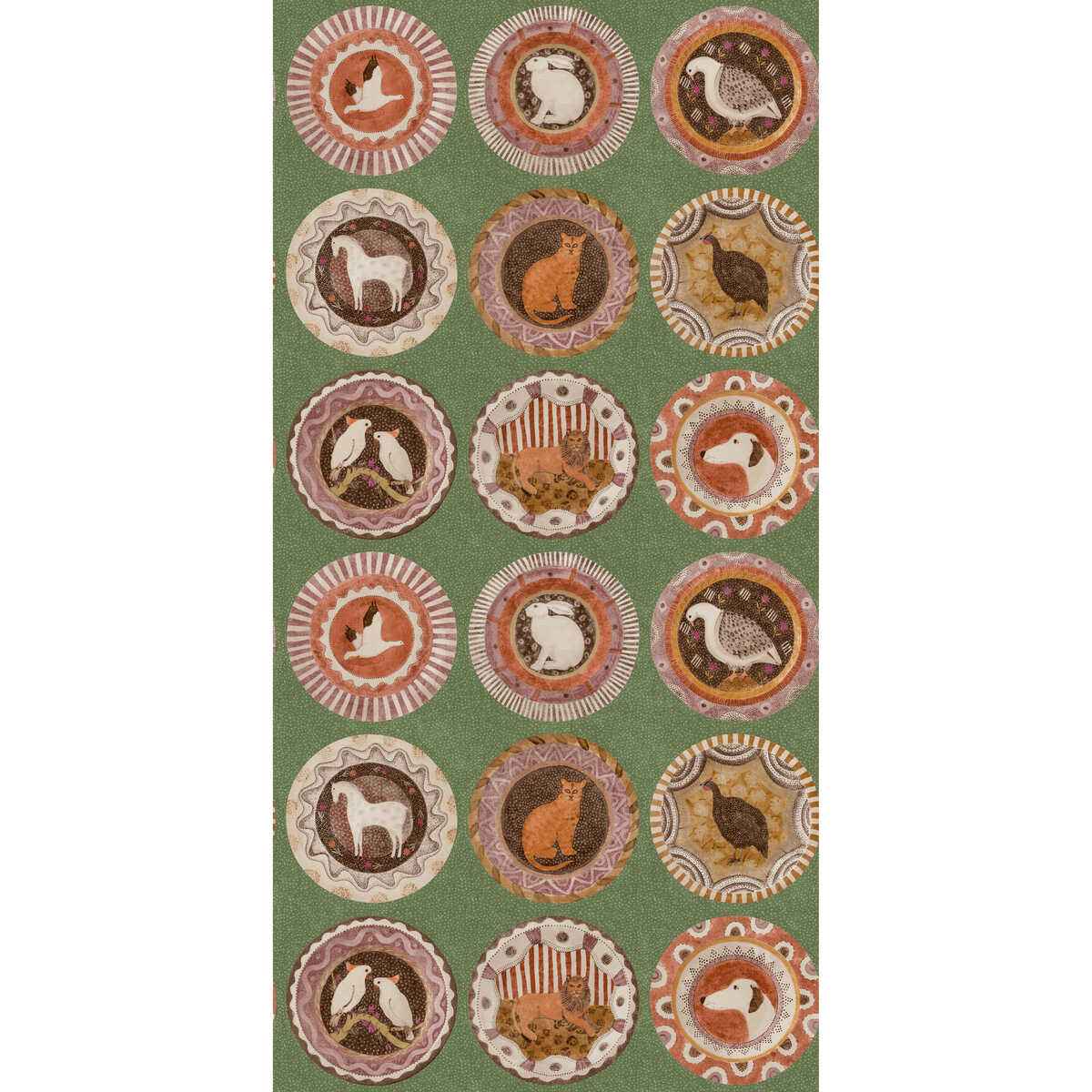 Bw4512630 Robina S Dinner Party Green G P J Baker Wallpaper