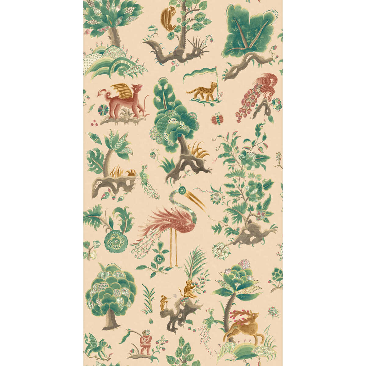 Gertrude - Plaster - G P & J BAKER Wallpaper