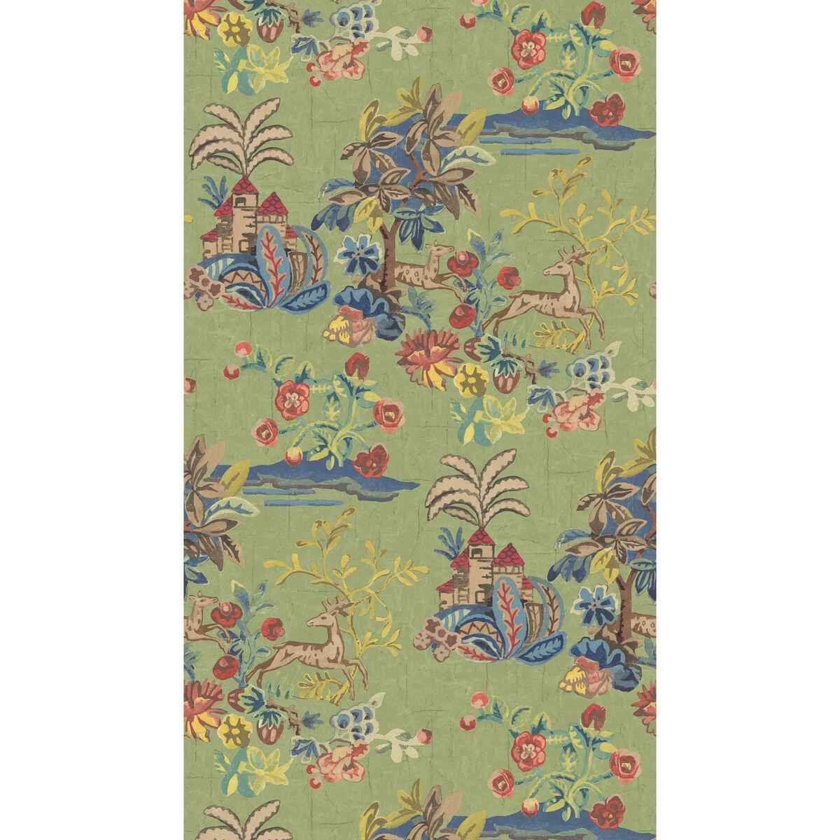 Bw4513830 Knight S Tale Spring Green G P J Baker Wallpaper