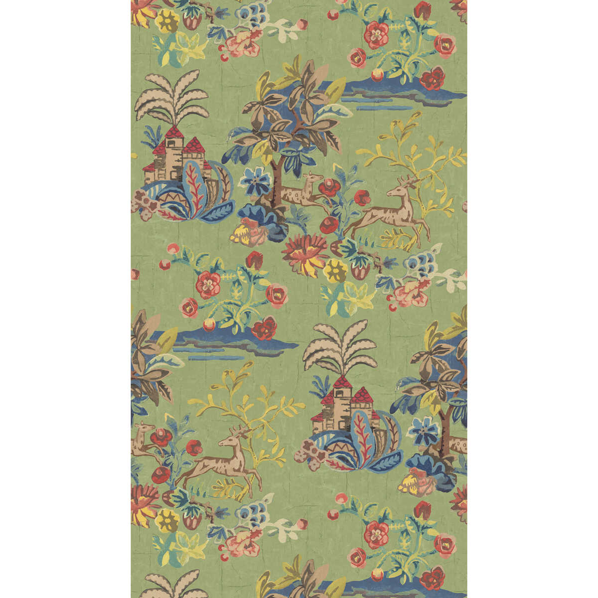Knight'S Tale - Spring Green - G P & J BAKER Wallpaper