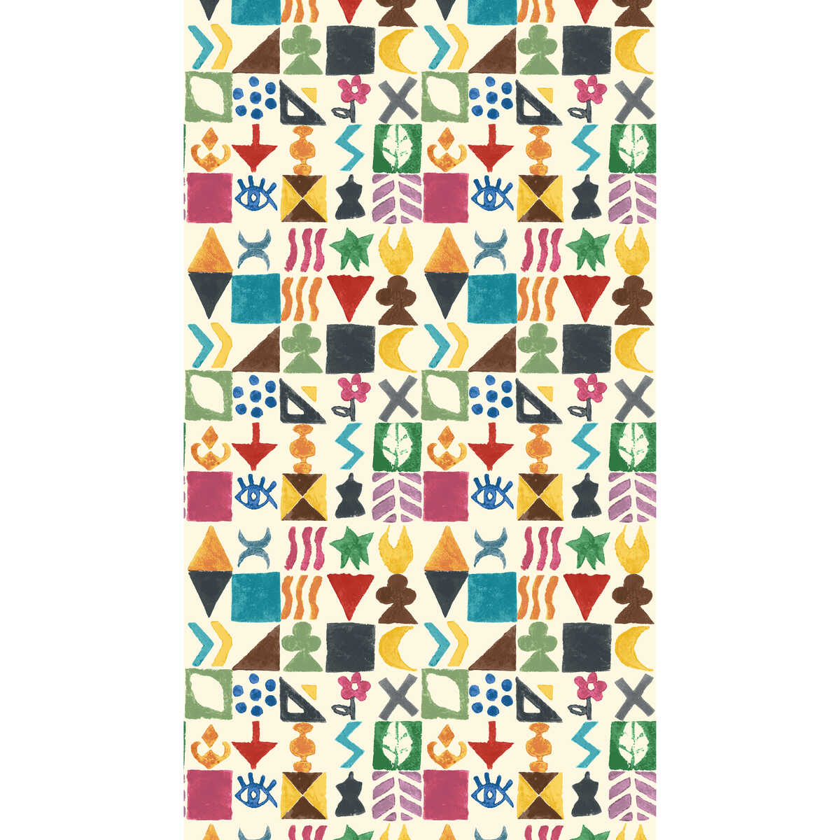 Potato Print - Jewel - G P & J BAKER Wallpaper