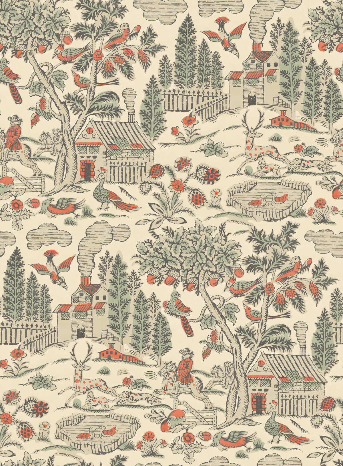 Home Park - Antique - G P & J BAKER Wallpaper
