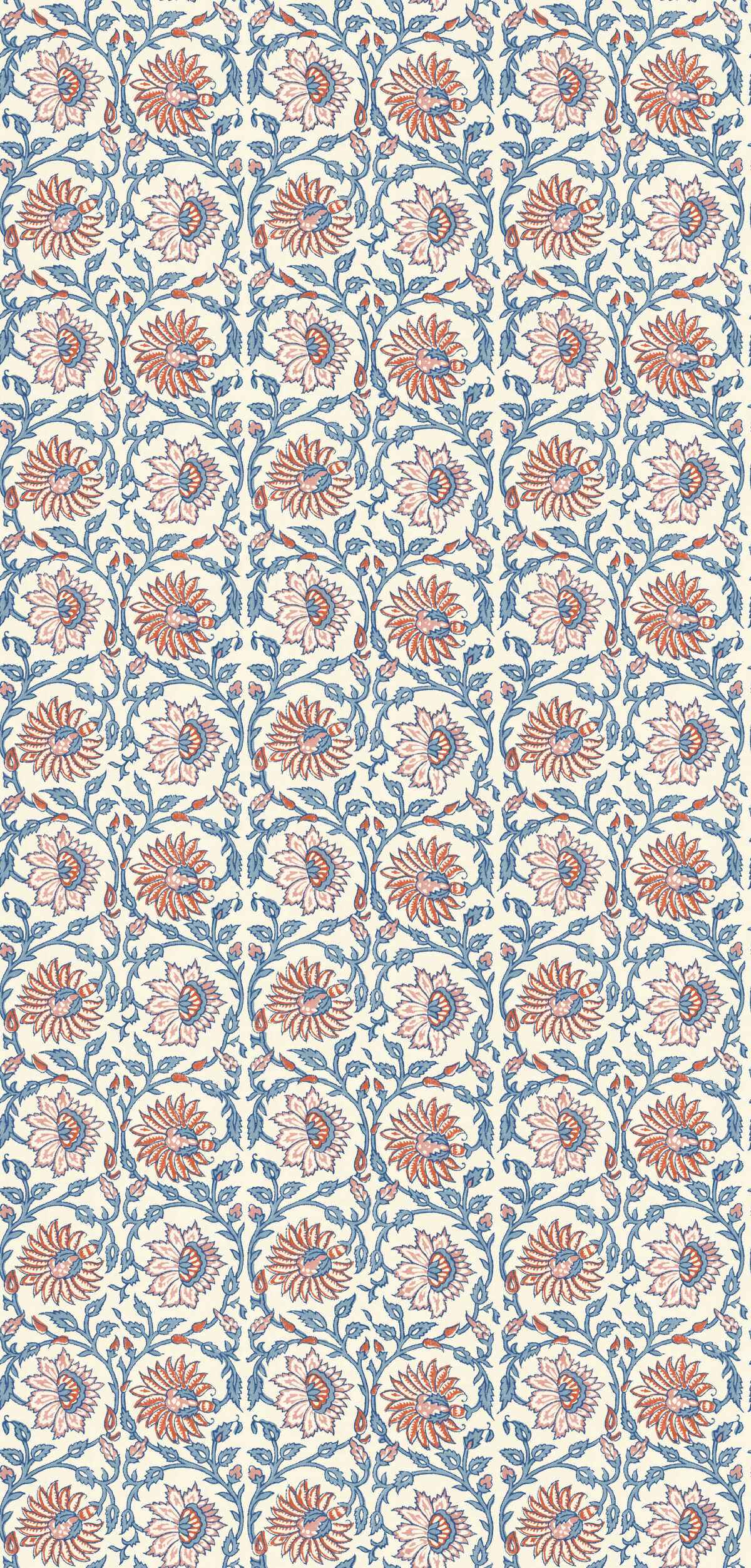 Bw4515950 Cecily Red Blue G P J Baker Wallpaper - G P & J BAKER Wallpaper