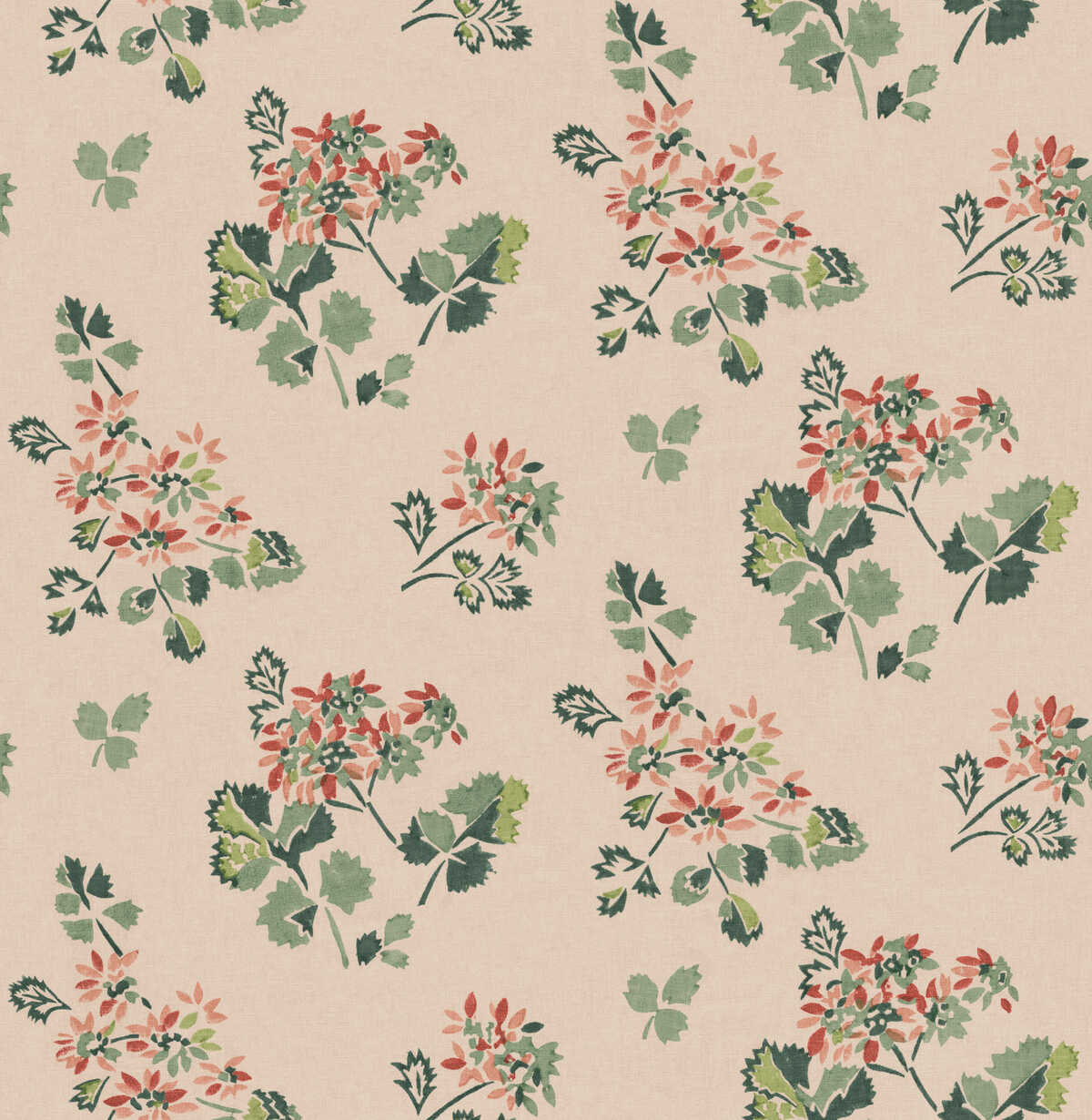 Forest Flower - Plaster - G P & J BAKER Wallpaper