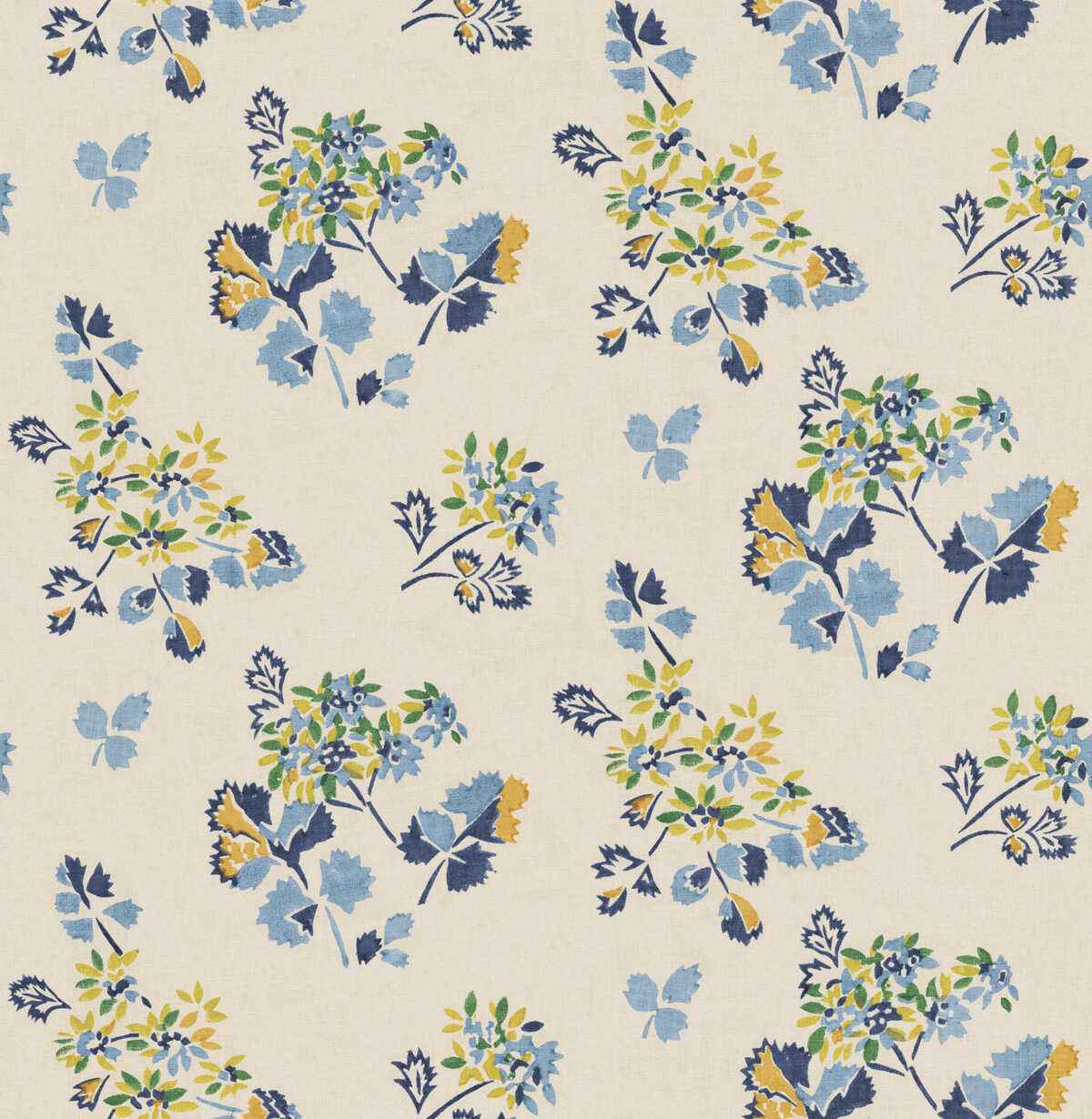 Bw4516320 Forest Flower Blue Green G P J Baker Wallpaper - G P & J BAKER Wallpaper
