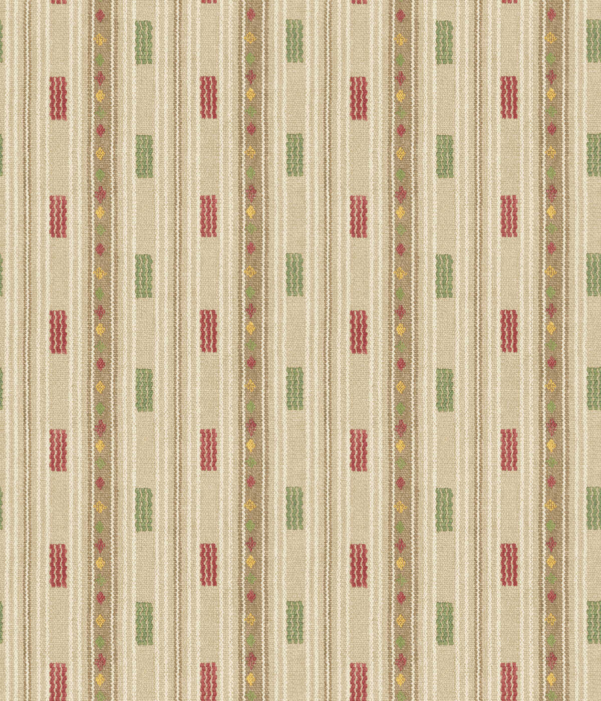 Tradewind - Red/Green - G P & J BAKER Wallpaper