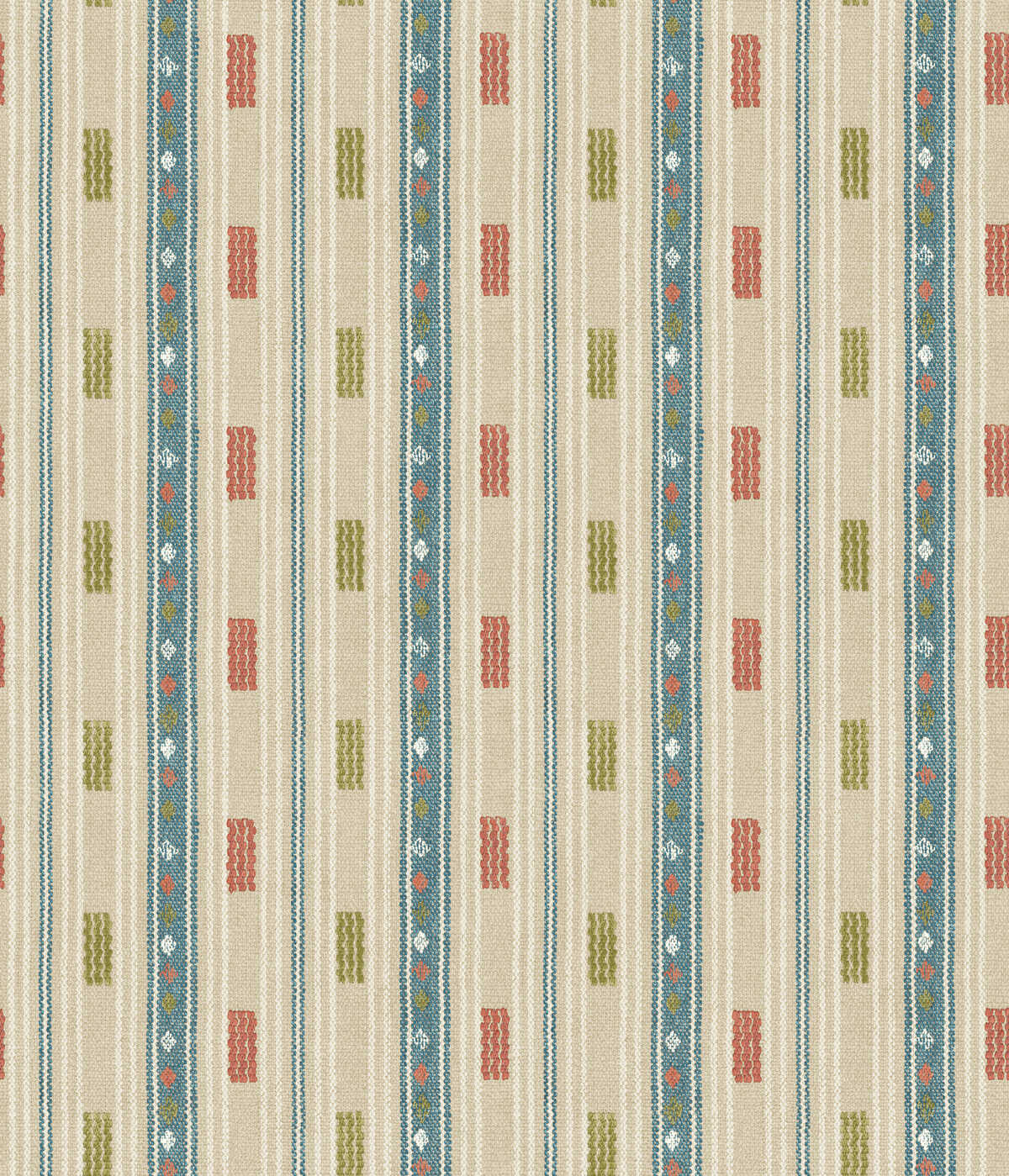 Tradewind - Teal/Spice - G P & J BAKER Wallpaper