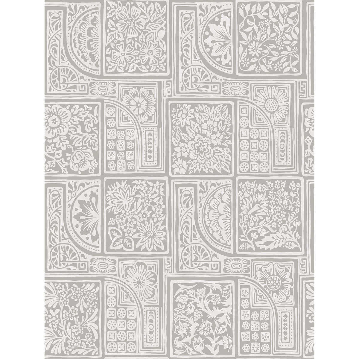 Bellini - Grey & White - COLE & SON Papel pintado
