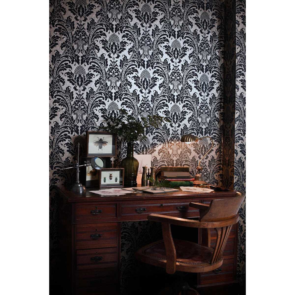 Blake - Black And Gold - COLE & SON Wallpaper