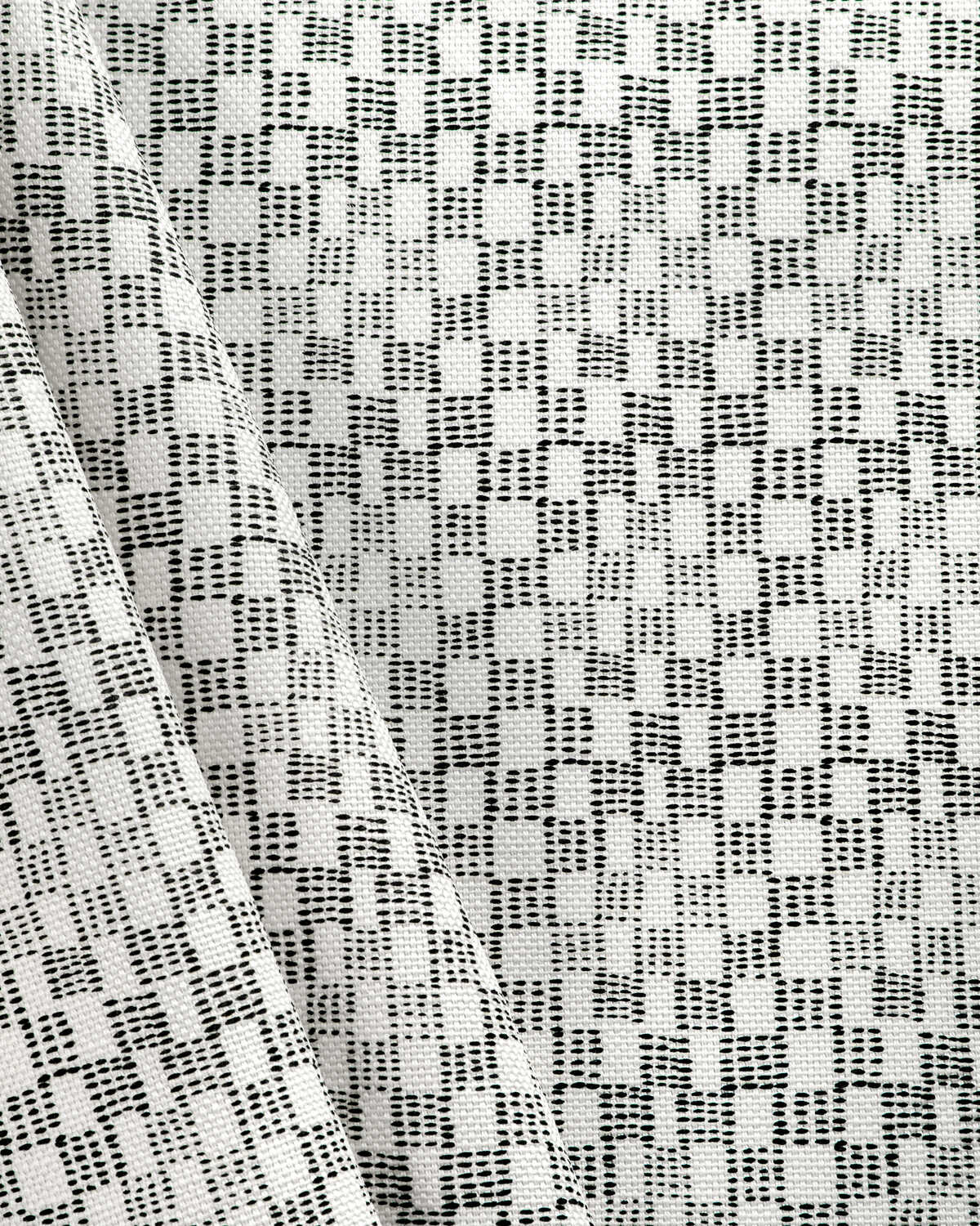Beck - Black/Oyster - CAROLINE CECIL TEXTILES Fabric
