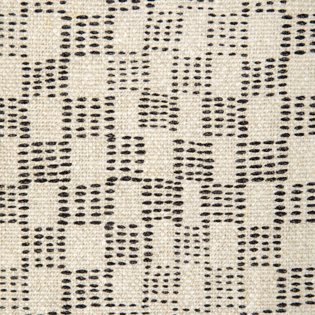 Beck - Black/Natural - CAROLINE CECIL TEXTILES Fabric