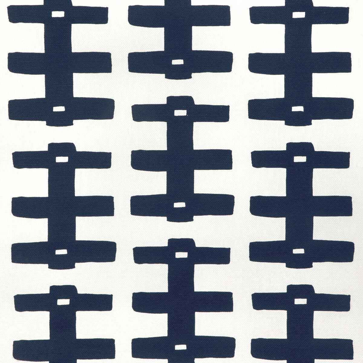 Ccf230616500 Bridge Dark Navy Oyster Caroline Cecil Textiles Fabric
