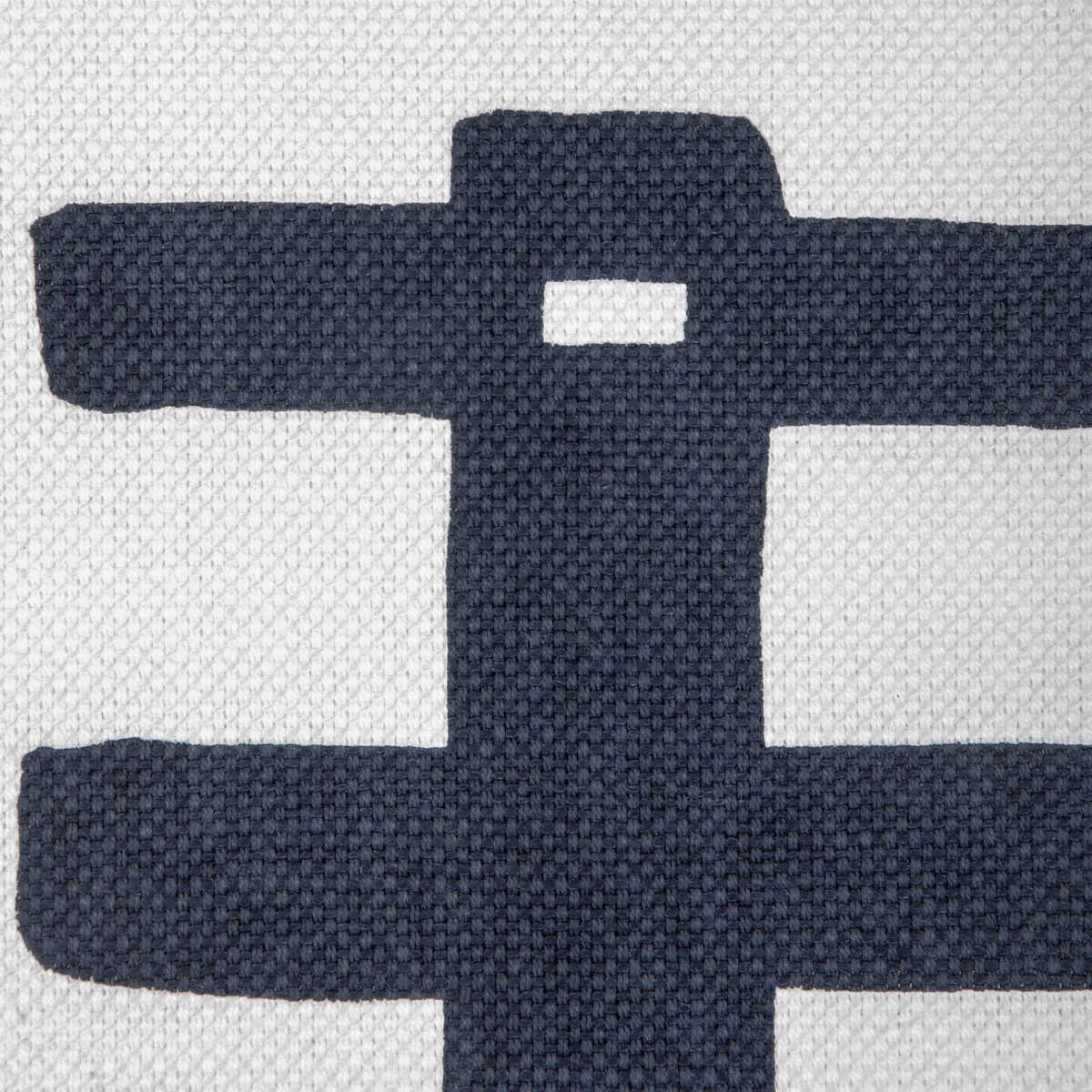 Bridge - Dark Navy/Oyster - CAROLINE CECIL TEXTILES Fabric