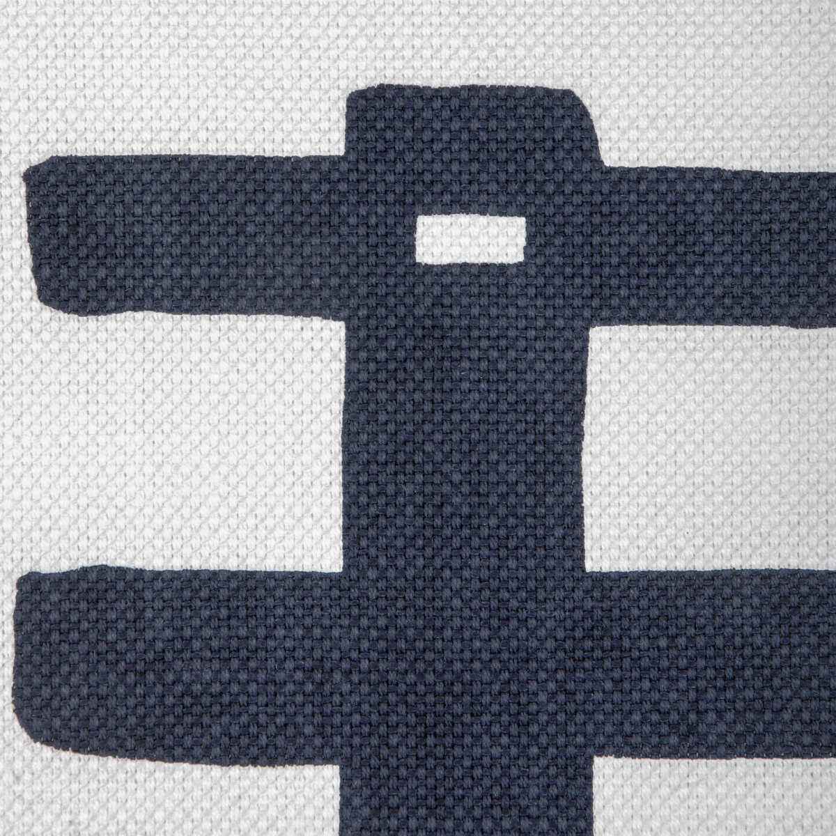 Ccf230616500 Bridge Dark Navy Oyster Caroline Cecil Textiles Fabric - CAROLINE CECIL TEXTILES Fabric