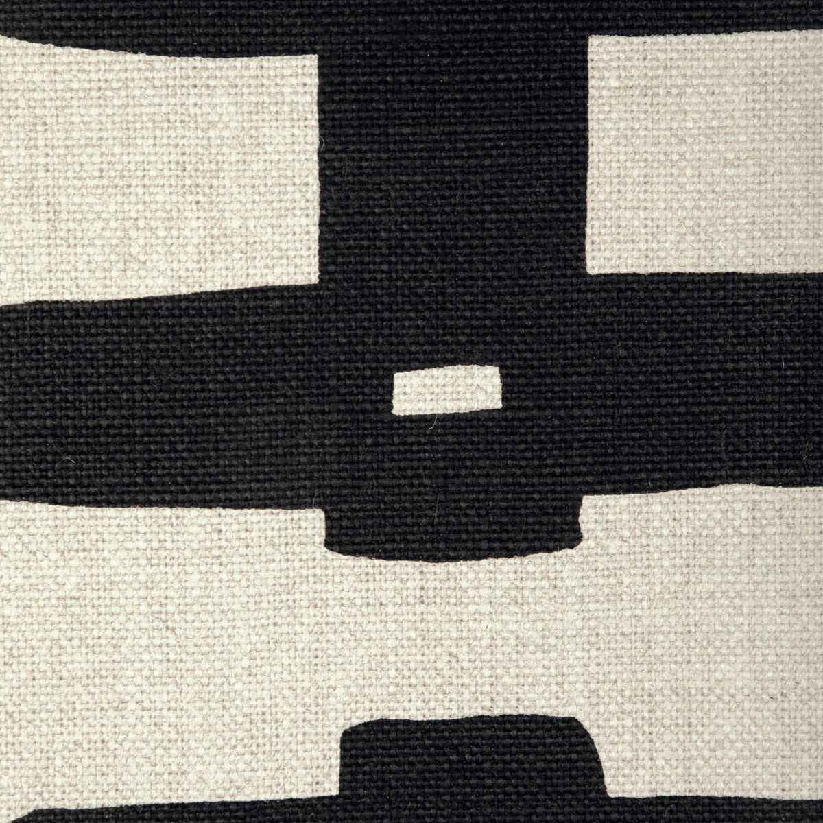 Ccf230981160 Bridge Black Natural Caroline Cecil Textiles Fabric - CAROLINE CECIL TEXTILES Fabric