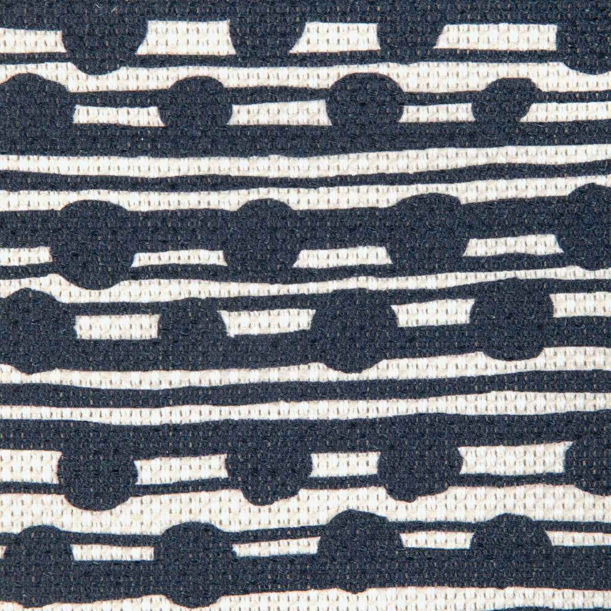 Ccf231116500 Gamal Dark Navy Oyster Caroline Cecil Textiles Fabric - CAROLINE CECIL TEXTILES Fabric