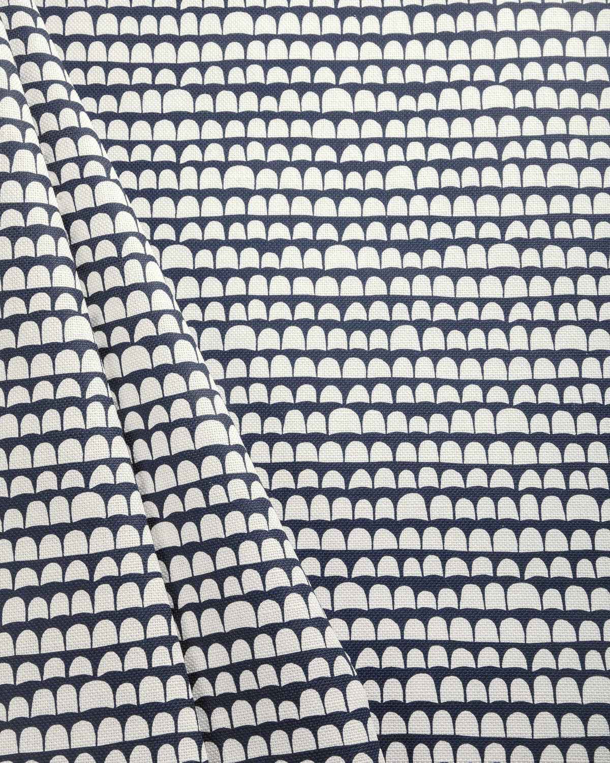 Ccf231516500 Hannu Dark Navy Oyster Caroline Cecil Textiles Fabric - CAROLINE CECIL TEXTILES Fabric