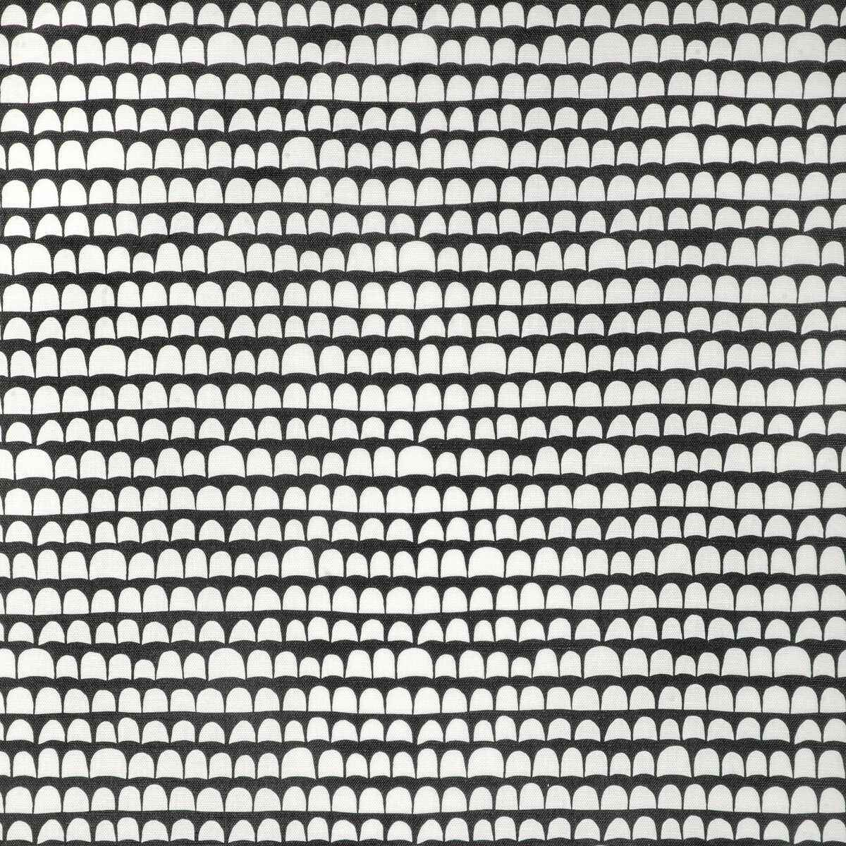 Ccf23168160 Hannu Black Ecru Caroline Cecil Textiles Fabric - CAROLINE CECIL TEXTILES Fabric