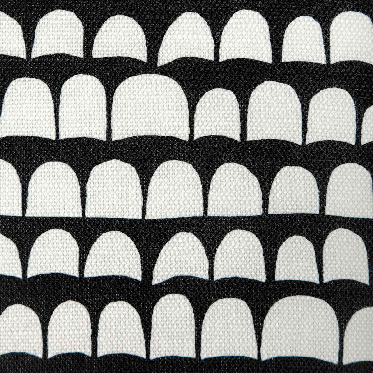 Ccf23168160 Hannu Black Ecru Caroline Cecil Textiles Fabric - CAROLINE CECIL TEXTILES Fabric