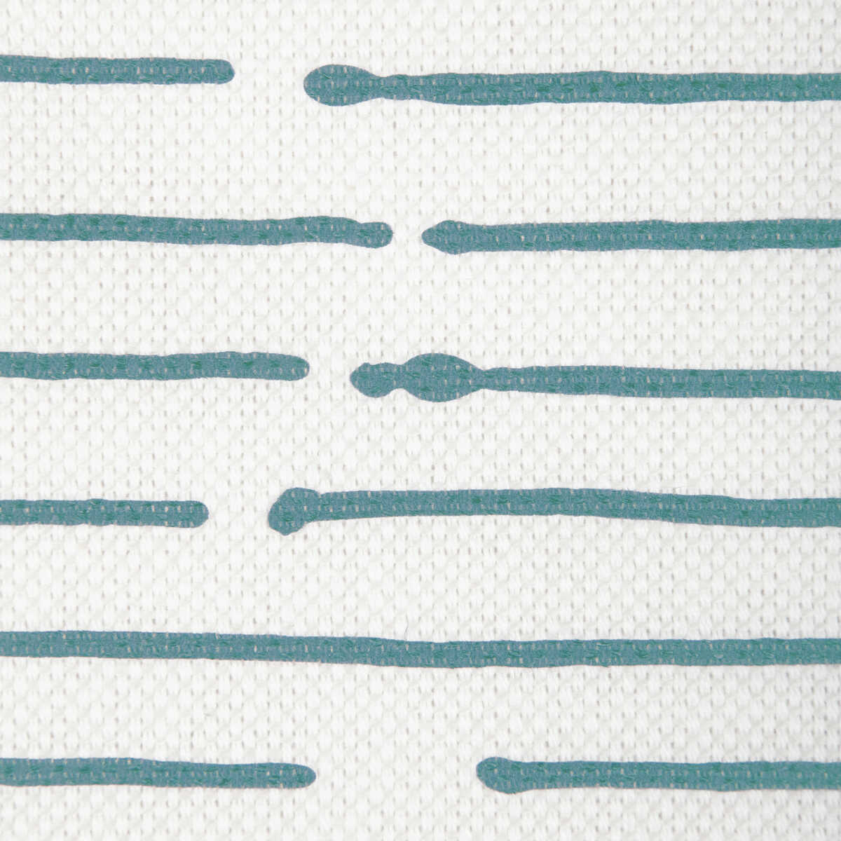 Ink Stripe - Denim/Oyster - CAROLINE CECIL TEXTILES Fabric
