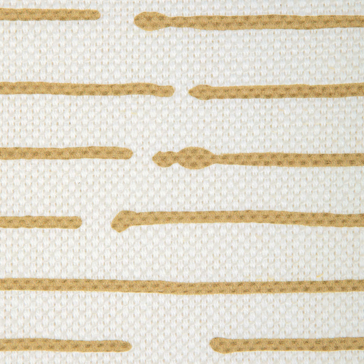 Ink Stripe - Cognac/Oyster - CAROLINE CECIL TEXTILES Fabric