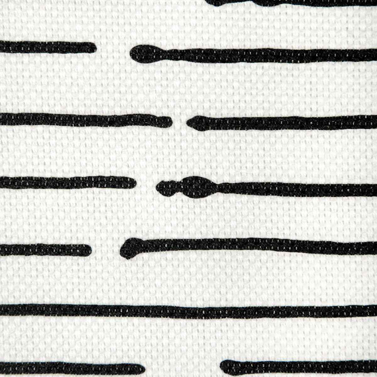 Ccf23228160 Ink Stripe Black Oyster Caroline Cecil Textiles Fabric - CAROLINE CECIL TEXTILES Fabric