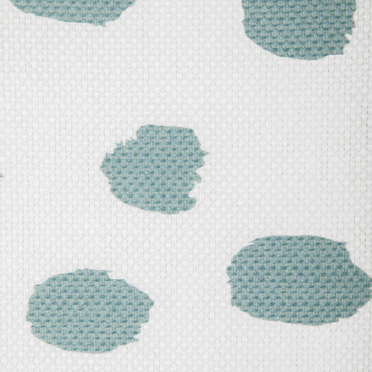 Paint Dot - Denim/Oyster - CAROLINE CECIL TEXTILES Fabric