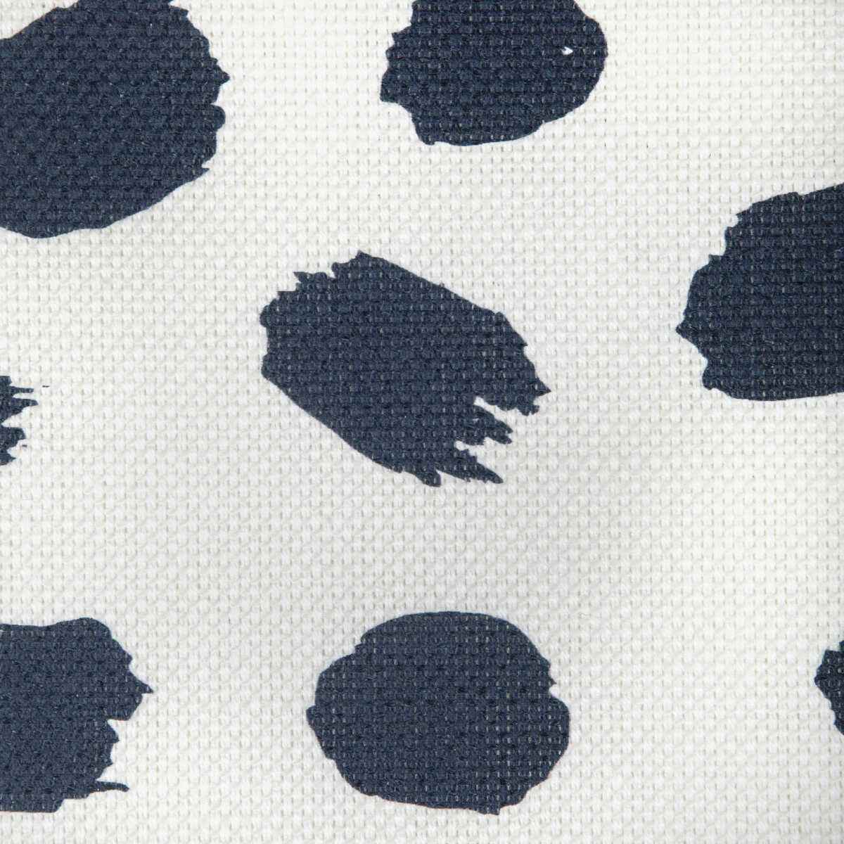 Ccf233416500 Paint Dot Dark Navy Oyster Caroline Cecil Textiles Fabric - CAROLINE CECIL TEXTILES Fabric