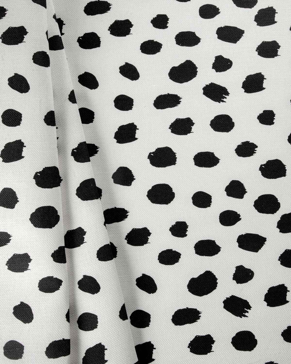 Ccf23348160 Paint Dot Black Oyster Caroline Cecil Textiles Fabric - CAROLINE CECIL TEXTILES Fabric