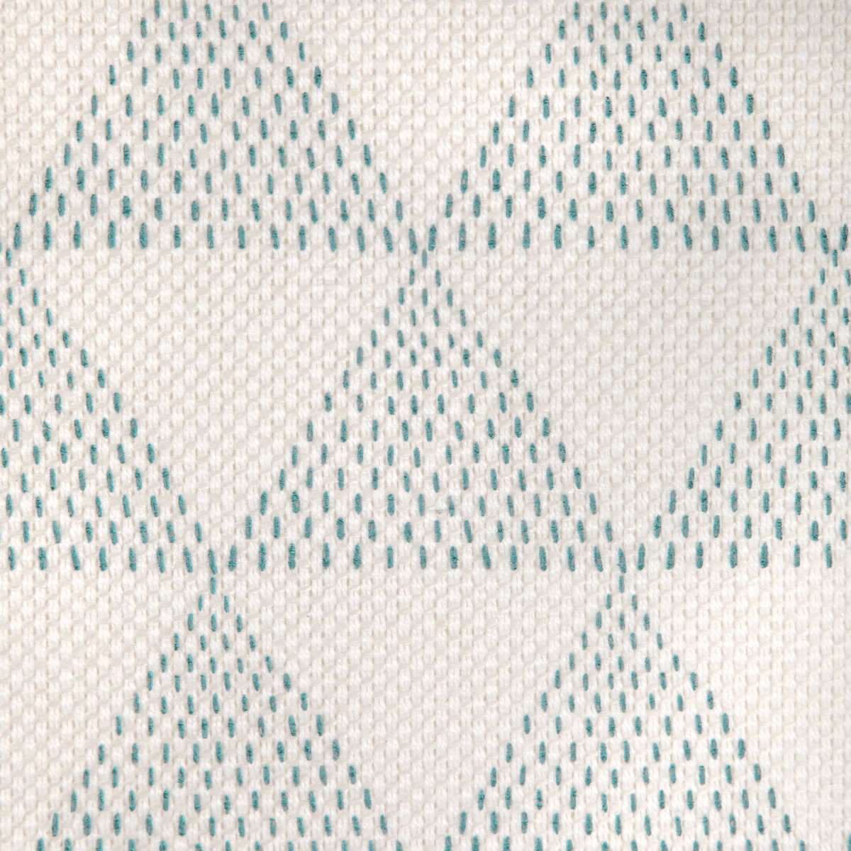 Shale - Teal/Oyster - CAROLINE CECIL TEXTILES Fabric