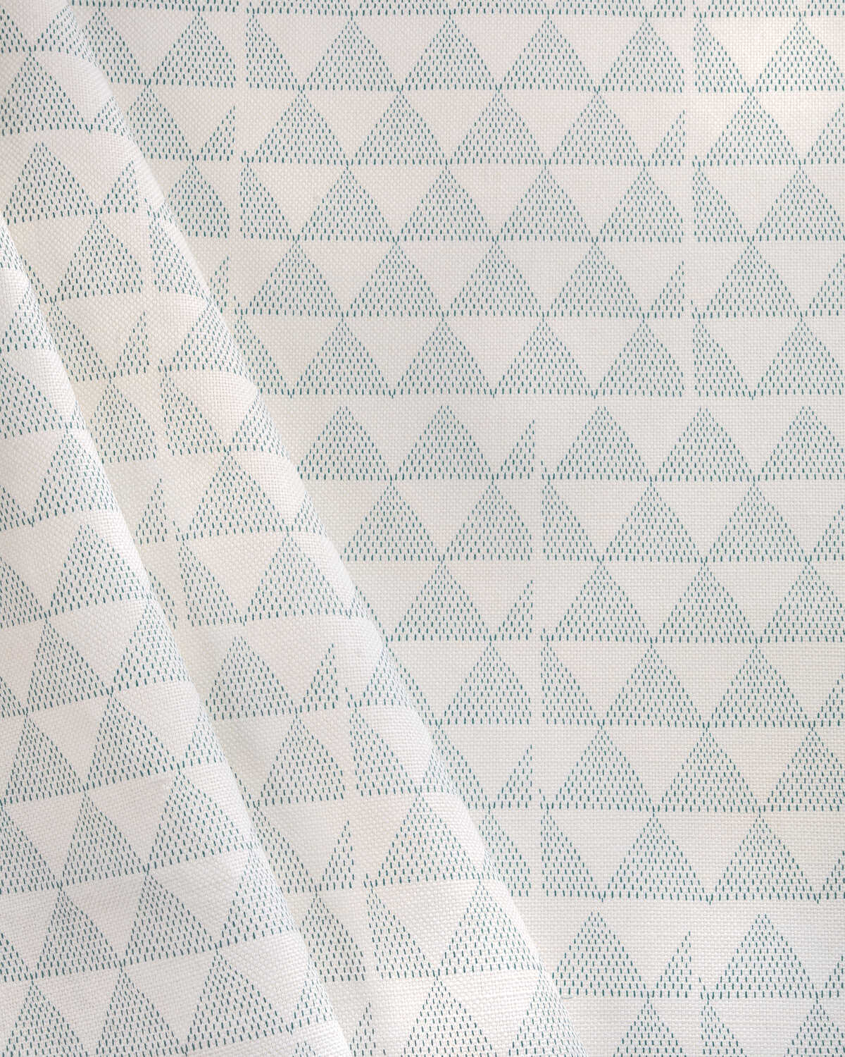 Shale - Teal/Oyster - CAROLINE CECIL TEXTILES Fabric