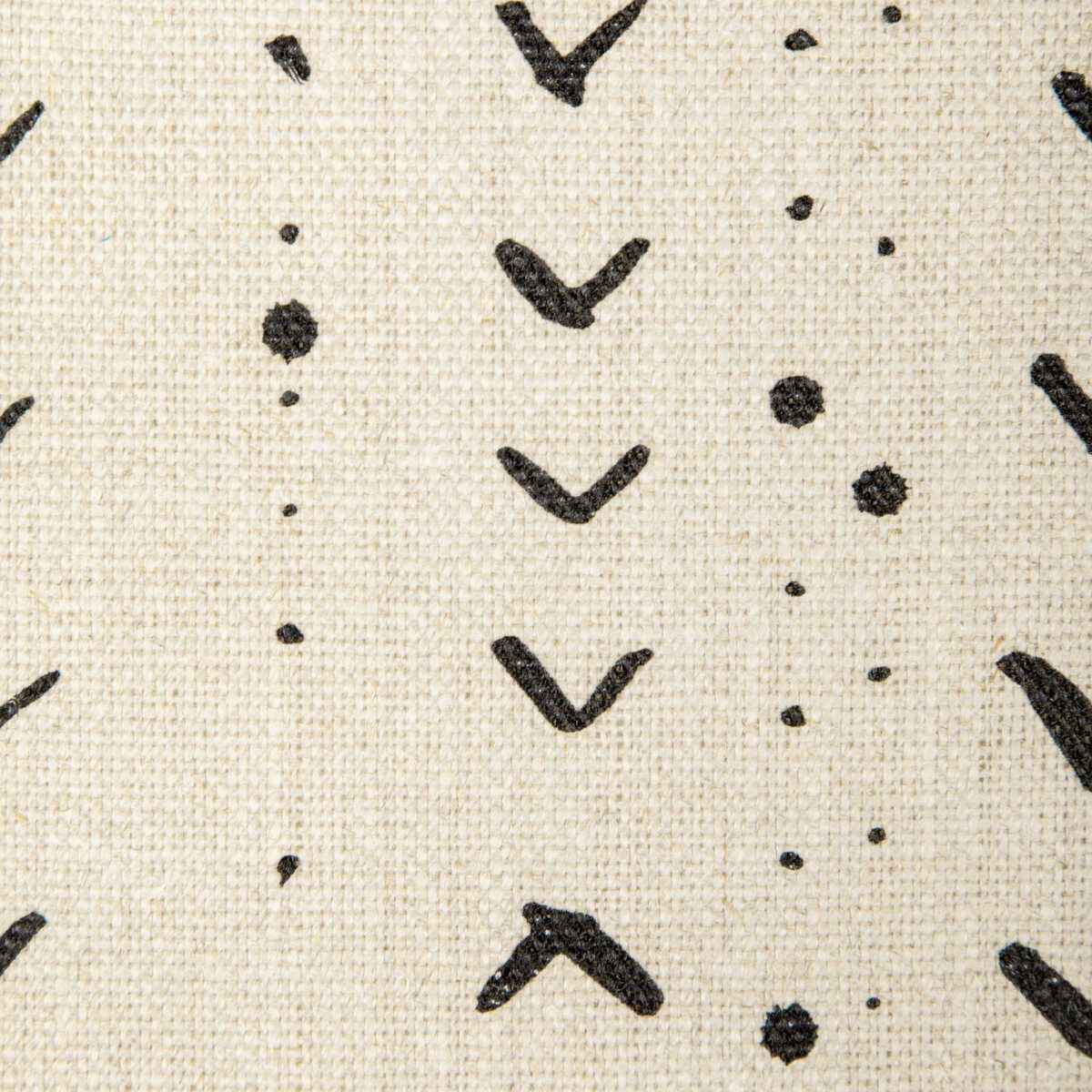 Ccf234281160 Titik Black Natural Caroline Cecil Textiles Fabric - CAROLINE CECIL TEXTILES Fabric