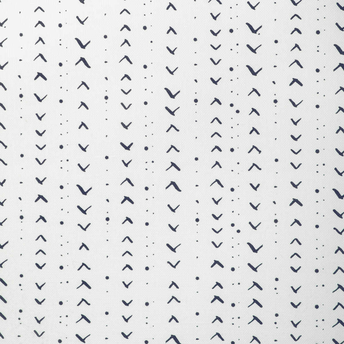 Titik - Dark Navy/Oyster - CAROLINE CECIL TEXTILES Fabric